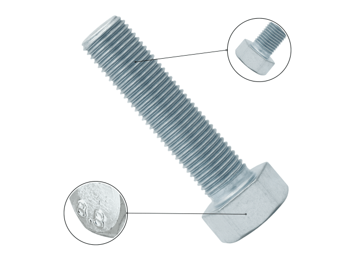 M10X120 KL.8.8 ŚRUBA DIN 933  OCYNK ŁEB 6-KĄTNY