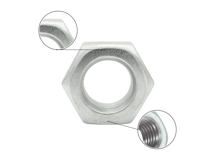 NAKRĘTKA 6-KĄTNA M24 DIN 934 OCYNK