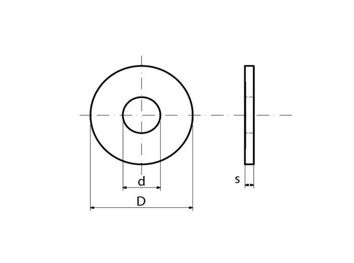 PODKŁADKI OKRĄGŁE POWIĘKSZONE M8 DIN 9021 Ocynk