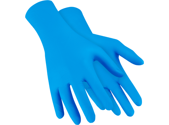 Rękawice nitrylowe NITRAX GRIP BLUE 9" (L) STALCO PERFECT