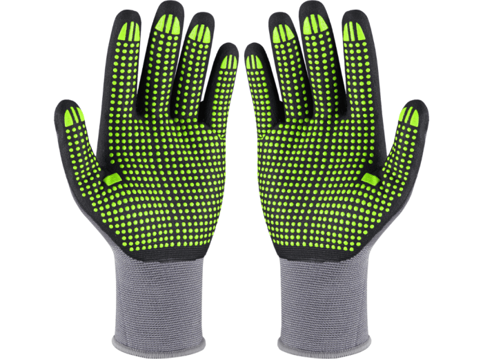 Rękawice nylonowe NITRILE FLEX DOTS 7” STALCO PERFECT