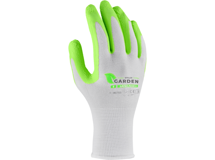 Rękawice poliestrowe LATEX FOAM G 6" STALCO GARDEN
