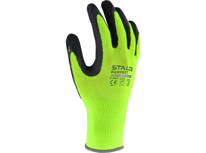 Rękawice poliestrowe LATEX FOAM 10” STALCO PERFECT