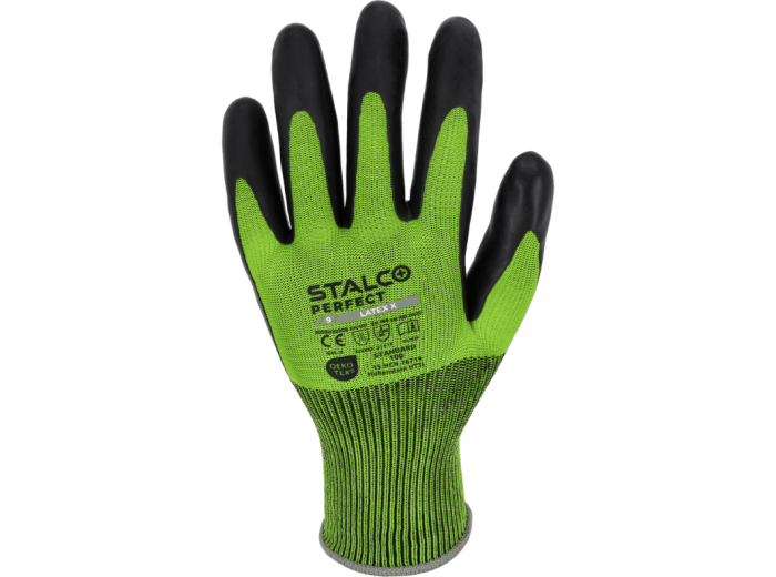 Rękawice poliestrowe LATEX X 11” STALCO PERFECT