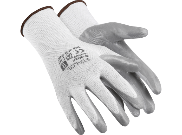 Rękawice poliestrowe S-NITRI 9” STALCO