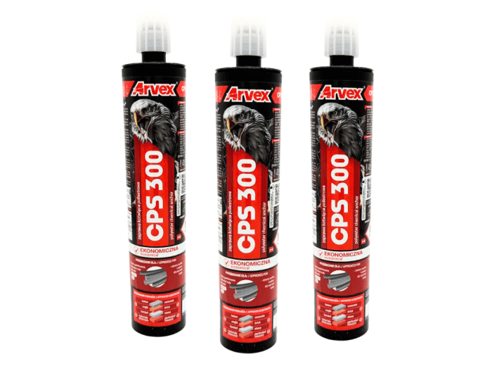 Kotwa chemiczna poliestrowa CPS 300ml do betonu +2 mieszadła