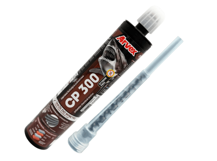 Kotwa chemiczna poliestrowa ARVEX CP 300ml do betonu +2 mieszadła