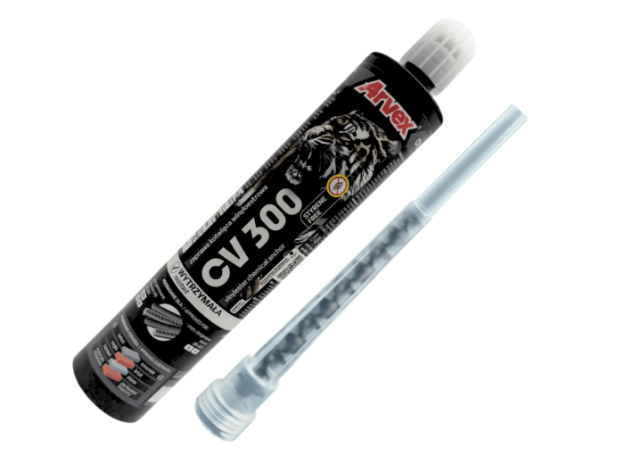 Kotwa chemiczna winyloestrowa ARVEX CV 300ml do betonu +2 mieszadła
