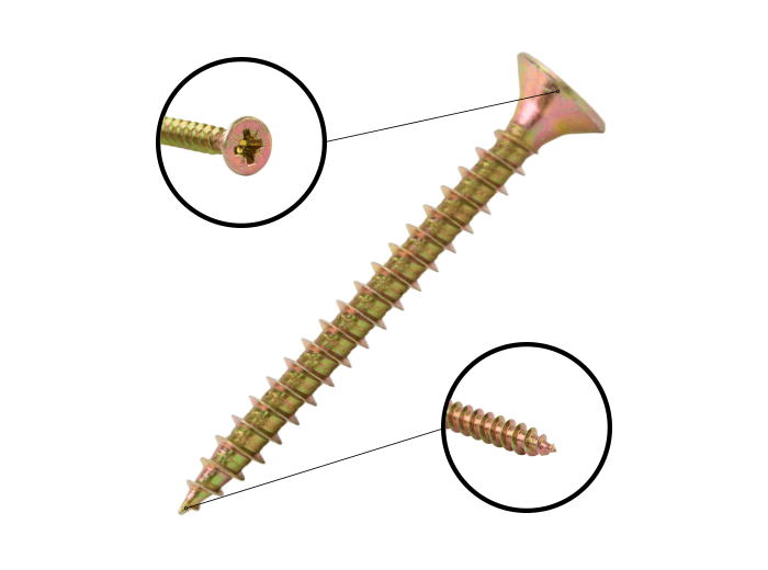 WKRĘT HARTOWANY DO DREWNA 4.0X40 OCYNK