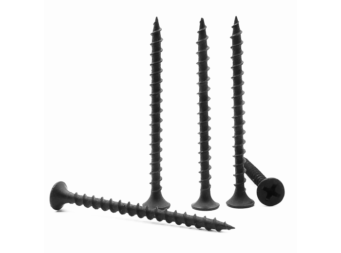 3.5x55 WKRĘTY DO DREWNA G-K CZARNE FOSFATOWANE
