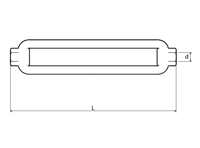 Śruba Rzymska M12 KORPUS napinająca liny