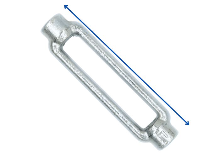 Śruba Rzymska M12 KORPUS napinająca liny