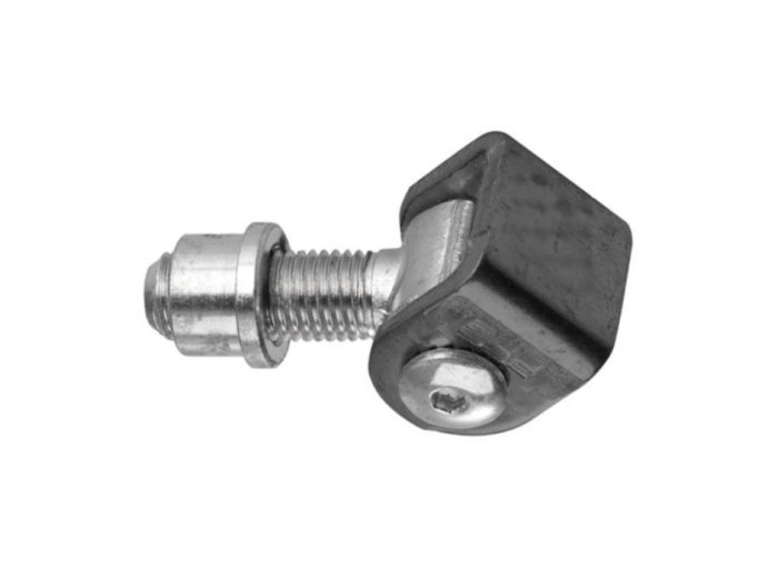 Zawias regulowany M12 do wspawania 36x48,5 mm brama furtka