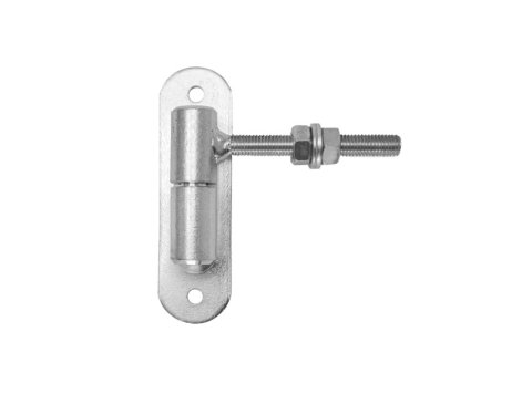 Zawias regulowany fi24 M12 z kulą szyld 150x40 mm 61.064.01