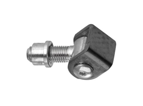 Zawias regulowany M12 do wspawania 36x48,5 mm brama furtka