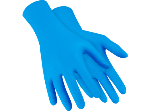 Rękawice nitrylowe NITRAX GRIP BLUE 9" (L) STALCO PERFECT