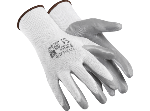 Rękawice poliestrowe S-NITRI 9” STALCO