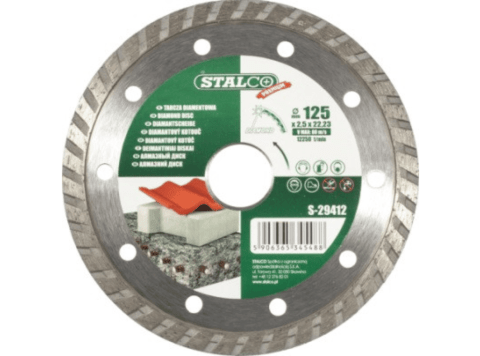 Tarcza diamentowa turbo STALCO PREMIUM 125mm do betonu i kamienia
