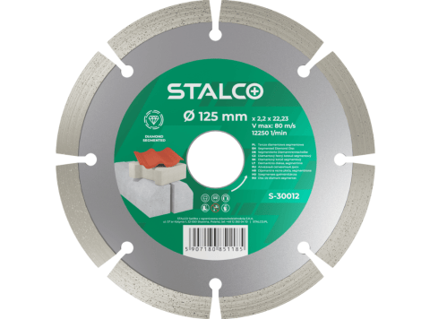 Tarcza diamentowa segmentowa STALCO 180mm do betonu i kamienia
