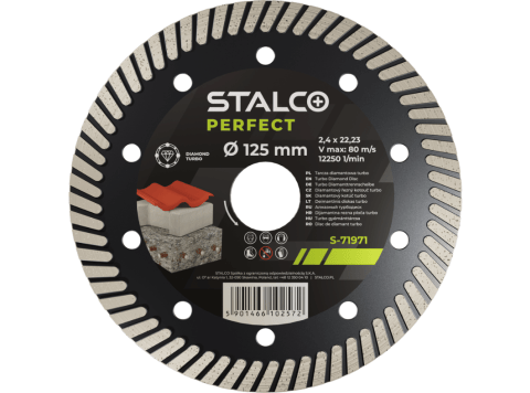 Tarcza diamentowa turbo STALCO PERFECT 230mm do betonu i żelbetu