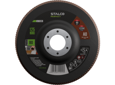 Tarcza listkowa STALCO PERFECT 125mm P100 Alotex Elektrorund