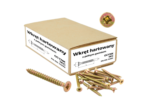 WKRĘT HARTOWANY DO DREWNA 3.5X16 OCYNK