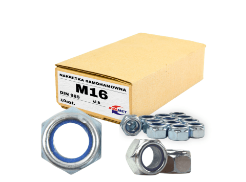 NAKRĘTKA M16 SAMOHAMOWNA kl.8 DIN 985