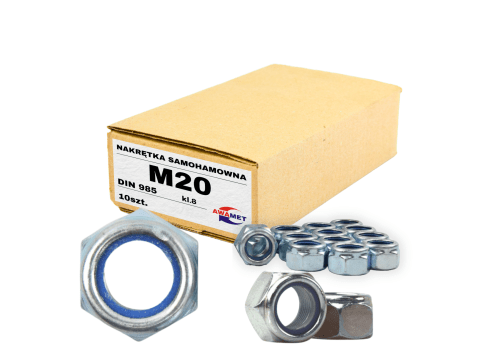 NAKRĘTKA M20 SAMOHAMOWNA kl.8 DIN 985