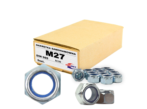 NAKRĘTKA M27 SAMOHAMOWNA kl.10 DIN 985