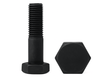 M12X120 KL.10.9 ŚRUBA UTWARDZANA DIN 931 CZARNA ŁEB 6-KĄTNY