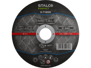 Tarcza do cięcia metalu - płaska 180 x 2.5 x 22.23 mm STALCO PERFECT