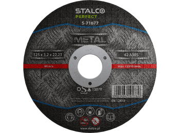 Tarcza do cięcia metalu - wypukła 230 x 3.2 x 22.23 mm STALCO PERFECT