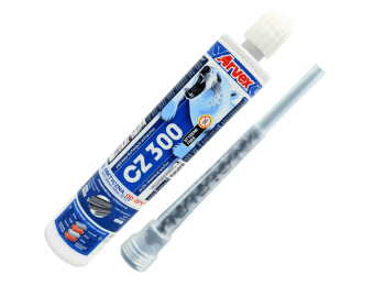 Kotwa chemiczna zimowa ARVEX CZ 300ml -20°C do betonu +2 mieszadła