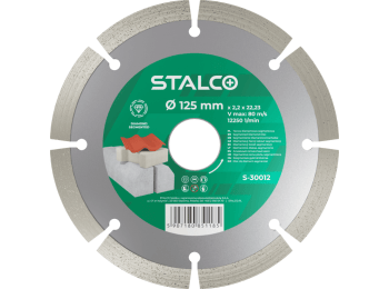 Tarcza diamentowa segmentowa STALCO PREMIUM 400mm do betonu i kamienia