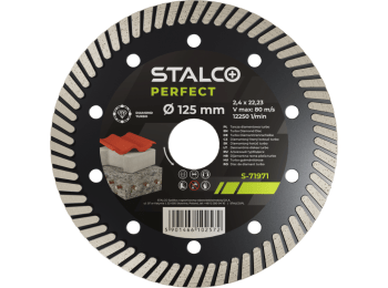 Tarcza diamentowa turbo STALCO PERFECT 230mm do betonu i żelbetu