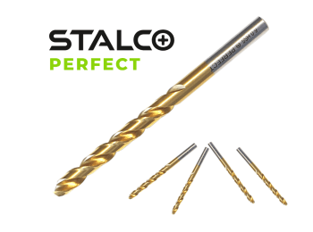 Wiertło do metalu INOX HSS-E TiN DIN 338 9.0 mm STALCO PERFECT S060172374