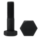 M12X100 KL.10.9 ŚRUBA UTWARDZANA DIN 931 CZARNA ŁEB 6-KĄTNY