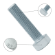 M16X30 KL.10.9 ŚRUBA UTWARDZANA DIN 933 OCYNK ŁEB 6-KĄTNY