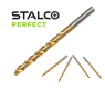 Wiertło do metalu INOX HSS-E TiN DIN 338 8.0 mm STALCO PERFECT S060172370