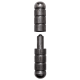 Zawias toczony ozdobny fi30x146 mm do wspawania brama furtka drzwi