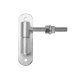 Zawias regulowany fi24 M12 z kulą szyld 150x40 mm 61.064.01