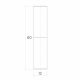 Zawias toczony fi12x60 mm z kulą do wspawania brama furtka