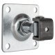 Zawias regulowany M20 z szyldem 100x100x4 mm do bramy furtki