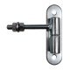 Zawias regulowany fi24 M12 z kulą szyld 150x40 mm 61.064
