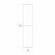 Zawias toczony fi16x66 mm z kulą do wspawania brama furtka